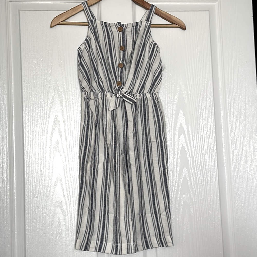 Navy and white striped jumpsuit Oshkosh